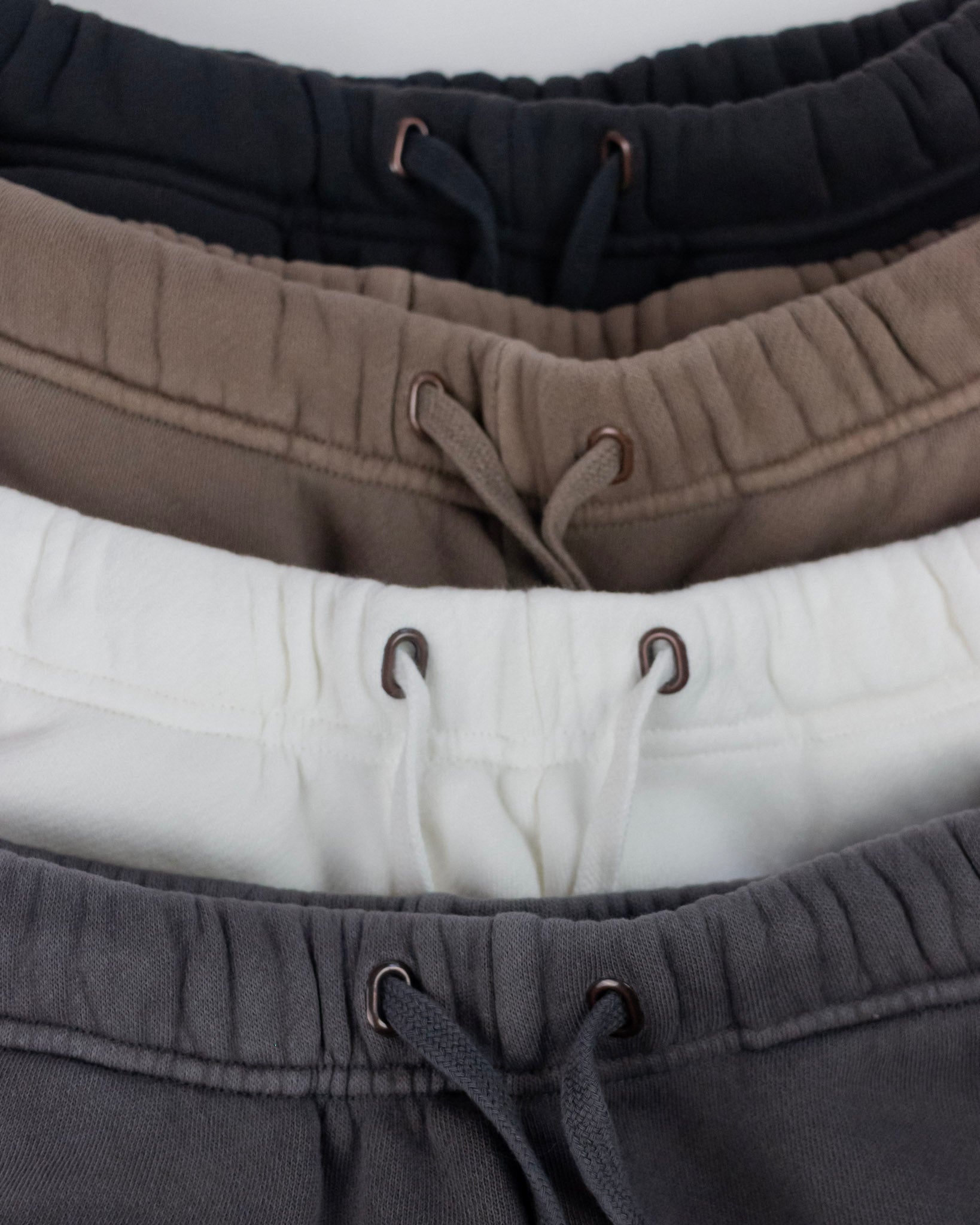 White joggers
