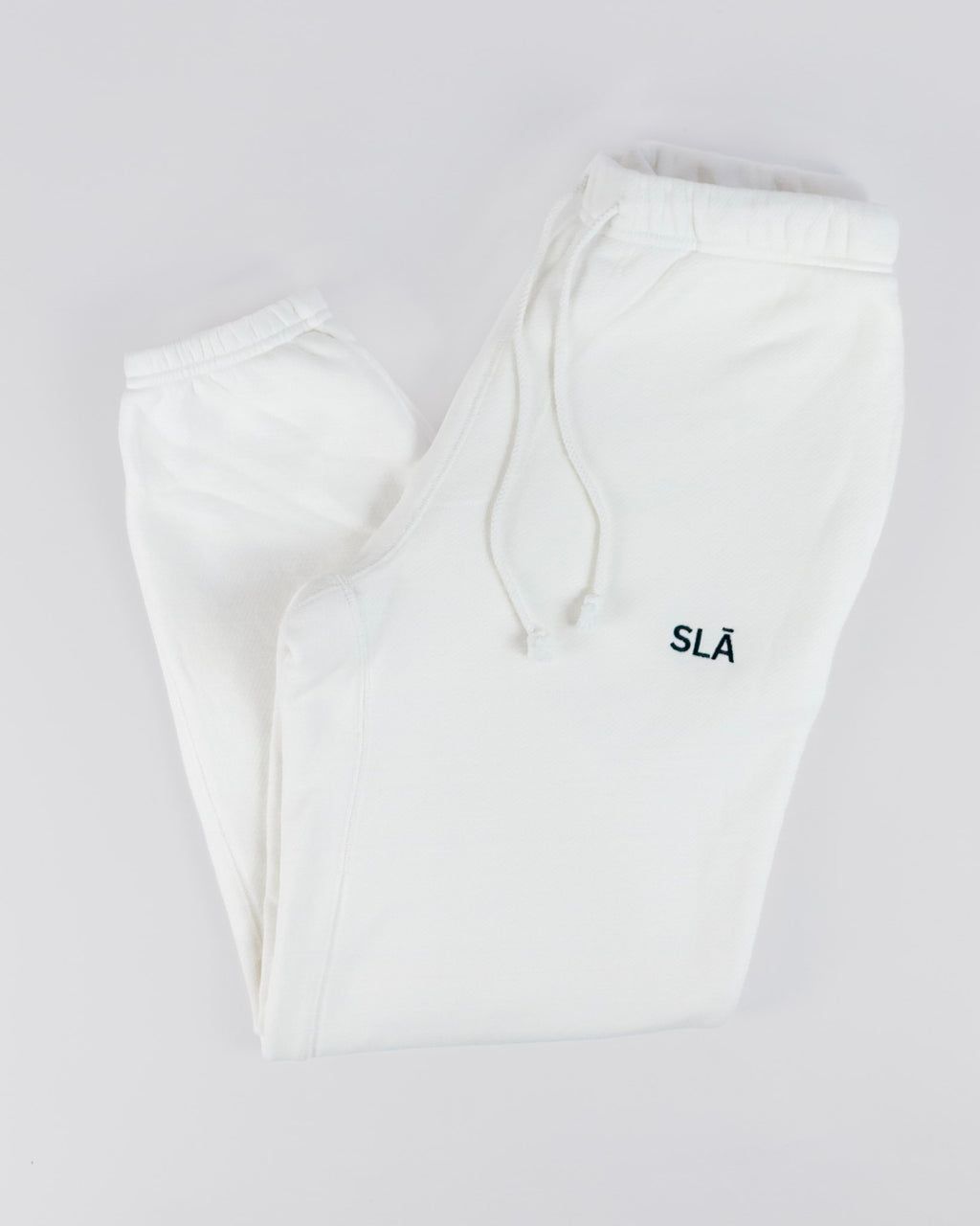 White joggers