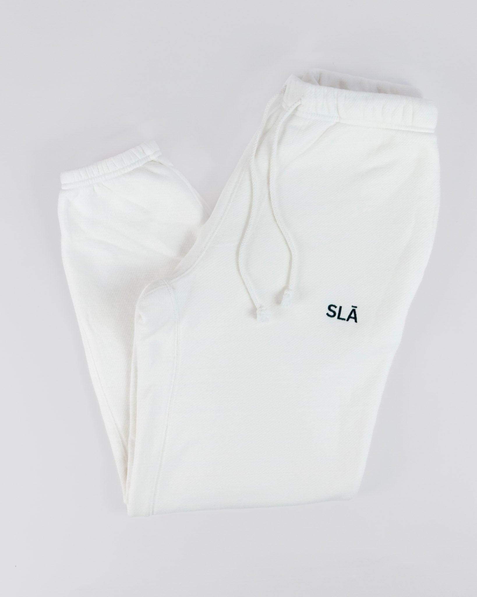 White joggers