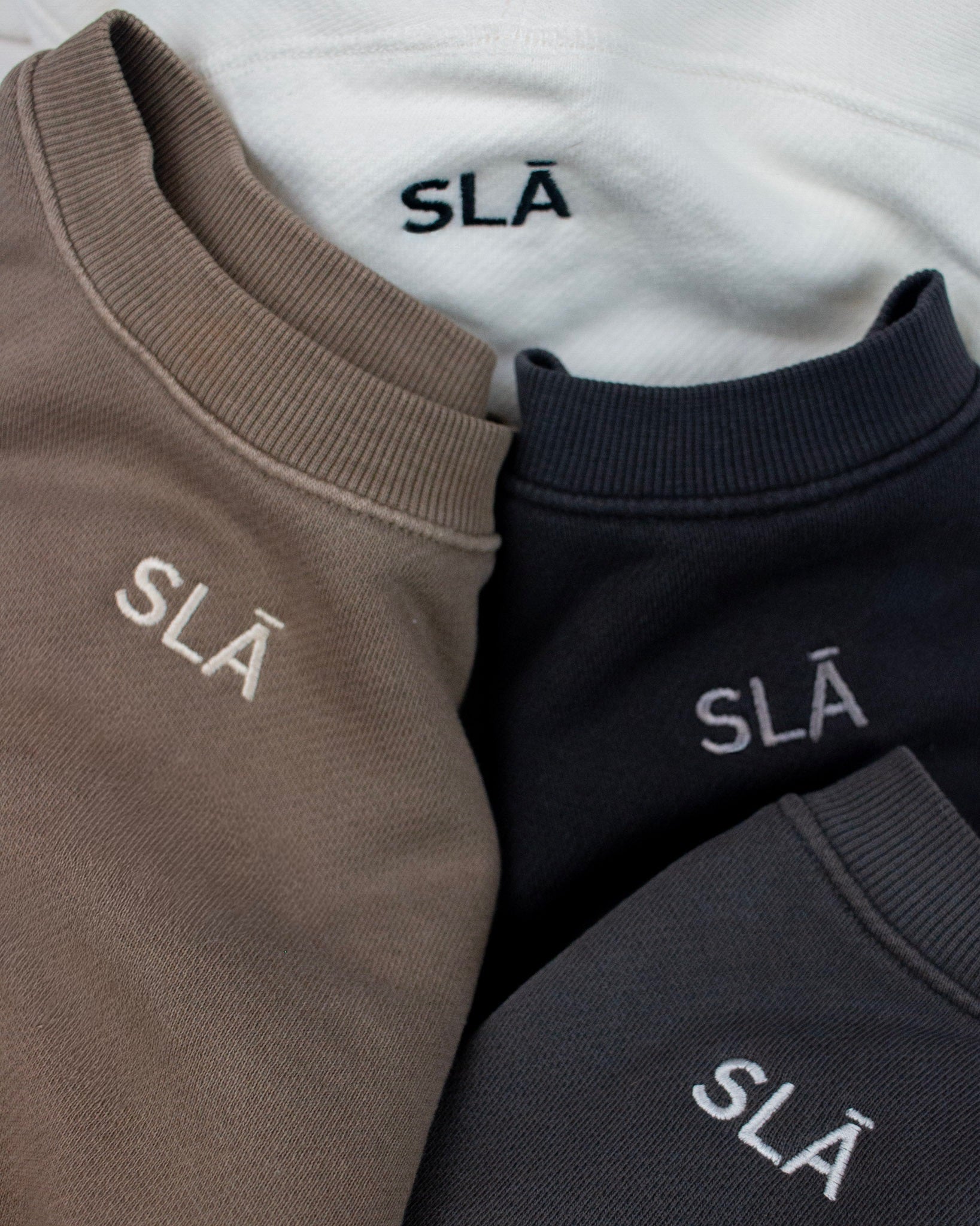 Noir Oversized Crew Neck Sweatshirt